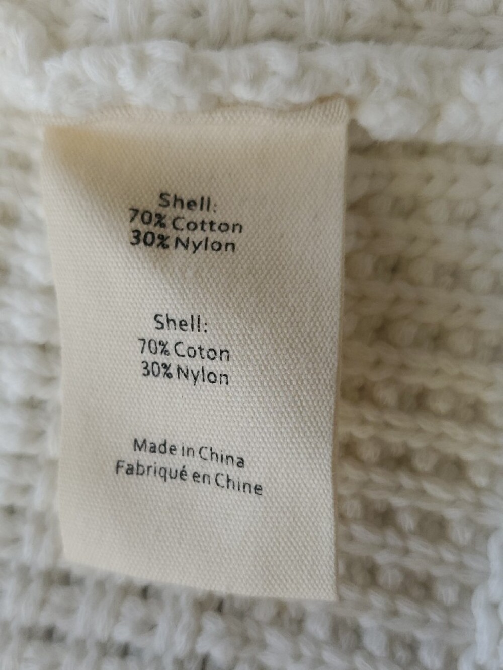 L'AGENCE Ivory Textured Waffle Pocket Cardigan - Picture 2 of 2